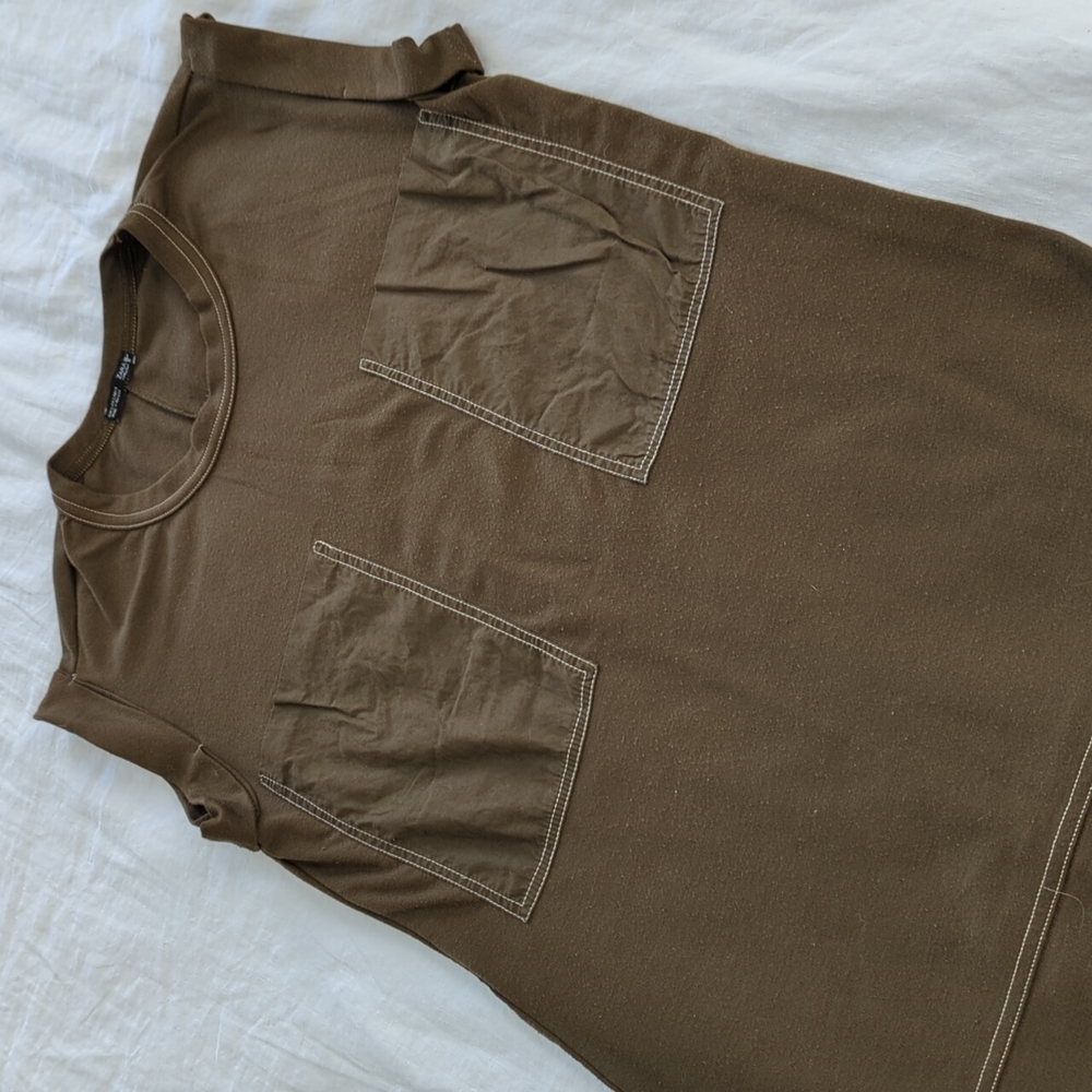 Fatigue green dress